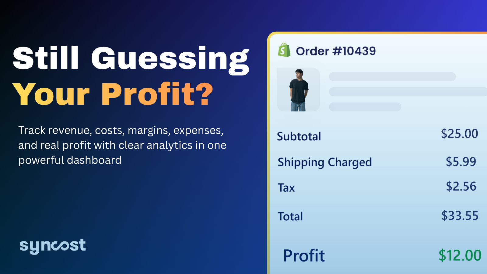 Still guessing your profit